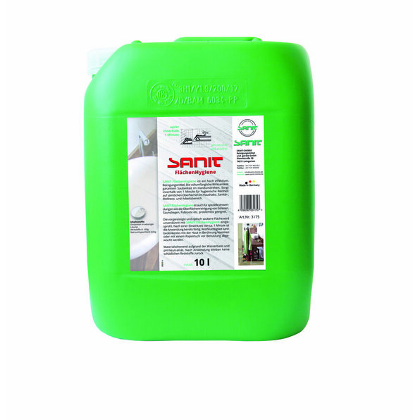 SANIT FlächenHygiene 10 l Kanister SANIT FlächenHygiene 10 l Kanister