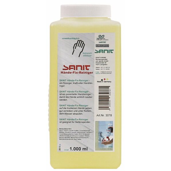 SANIT Hände-Fix-Reiniger 1.000 ml Flasche