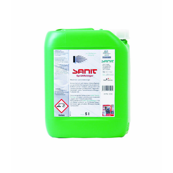 SANIT SprühReiniger 5 l Kanister SANIT SprühReiniger 5 l Kanister