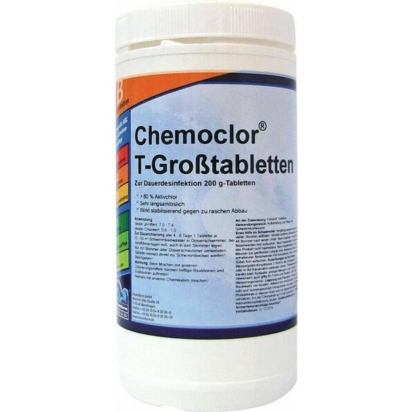 SANIT Chemoclor- T-Großtabletten 5 kg Eimer SANIT Chemoclor- T-Großtabletten 5 kg Eimer