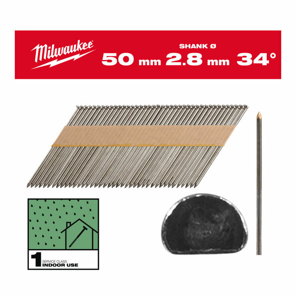 D-Kopf-Nägel 34° 50mm GS SC1 (2.200)