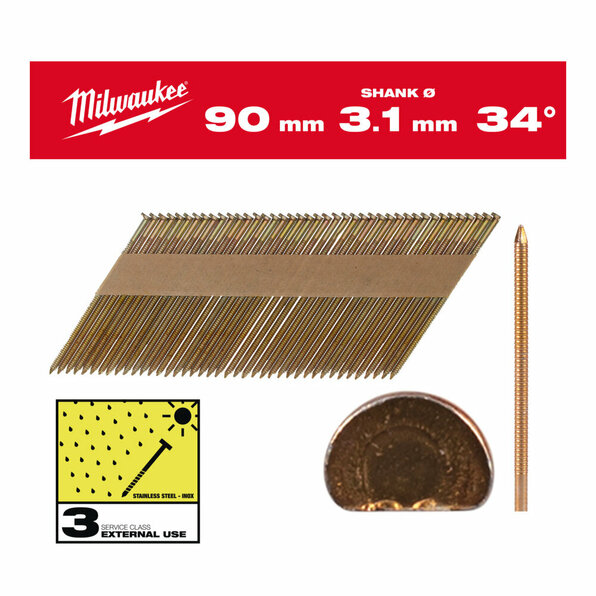 D-Kopf-Nägel 34° 90mm GS SC3 (2.200)