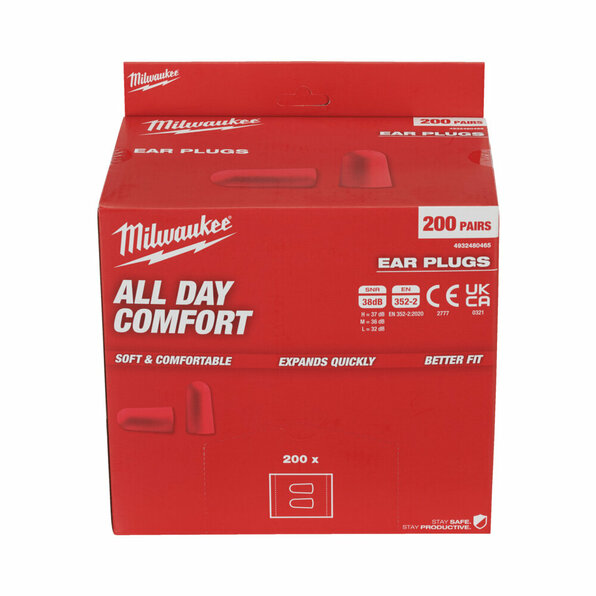 Gehörschutzstöpsel Schaumst.(200 Paar)