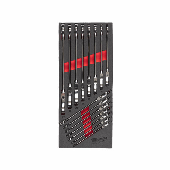 Gelenk-Ratschen-Ringmaulschl.Einl.15-tlg