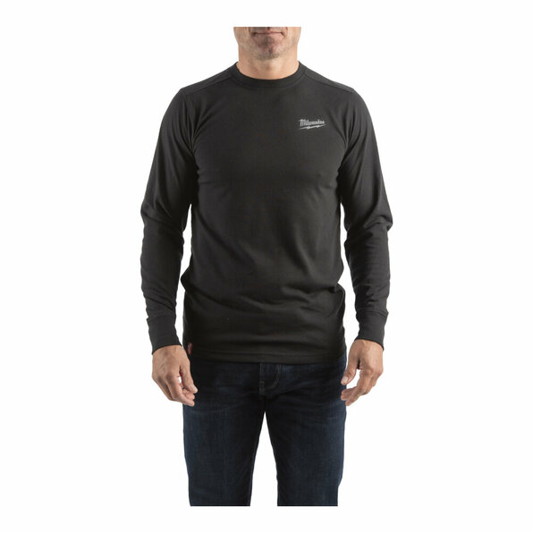 HTLSBL-M Hybrid-Shirt lang schwarz XXX