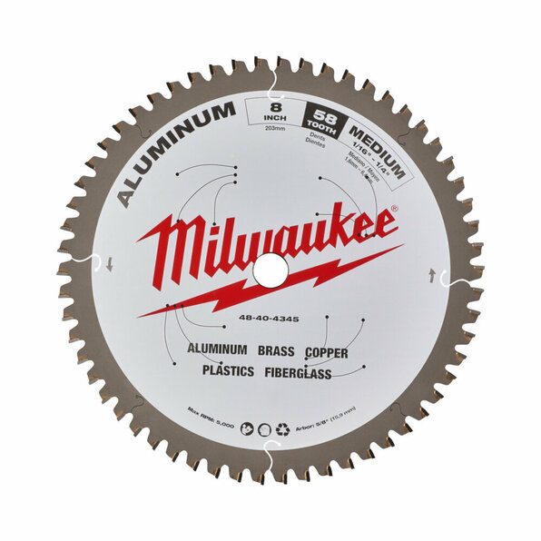 Kreissägeblatt 203/15,87mm 58Z Metall