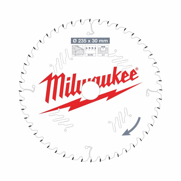 Kreissägeblatt 235/30mm 48Z Holz