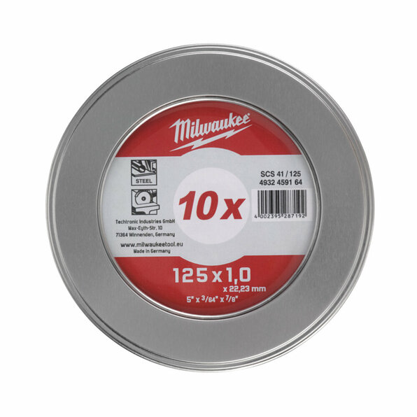 Metalltrennsch. 125x1,9 mm 10er M.Box