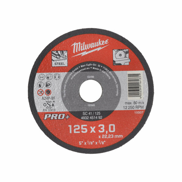 Metalltrennscheibe 125x3 mm PRO+