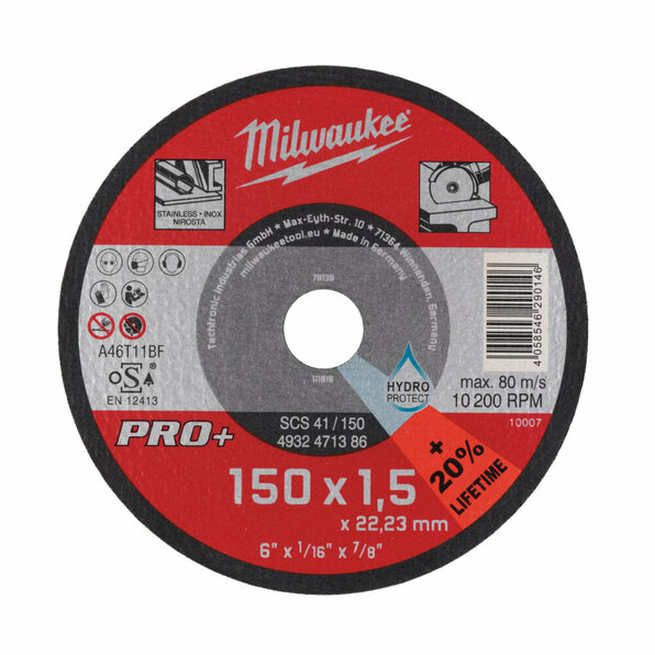 Metalltrennscheibe 150x1 mm PRO+