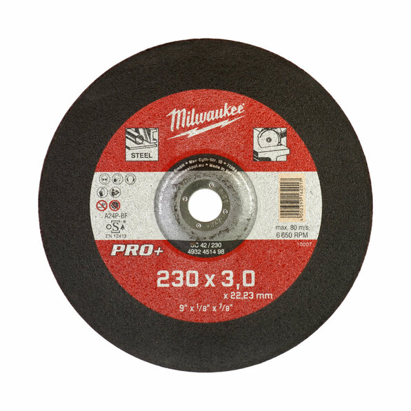 Metalltrennscheibe 230x3 mm gekr. PRO+