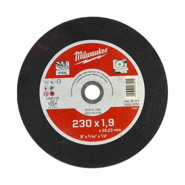 Metalltrennschreibe 230x1,9 mm Contr.