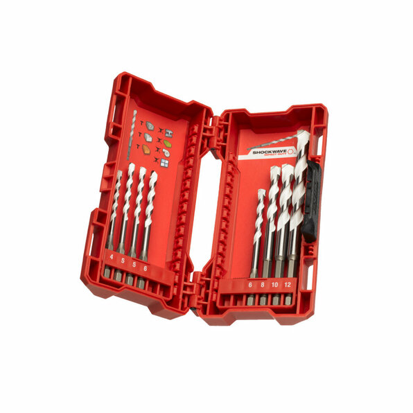 Multimaterialbohrer 1/4"Kassette (8-tlg)