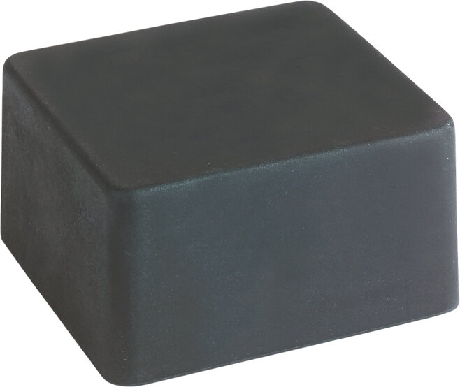 Plattenlegerhammer, Gummiaufsatz