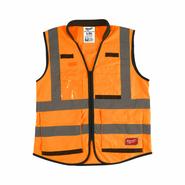 Prem.Warnschutzweste orange L/XL