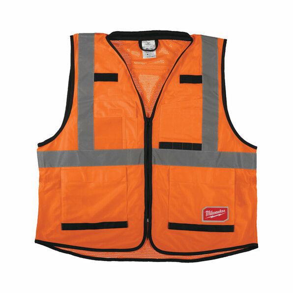 Prem.Warnschutzweste orange S/M