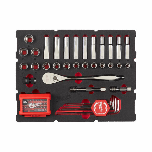 Ratschen-u.Schlüssel-Einlage 70-tlg.PACK