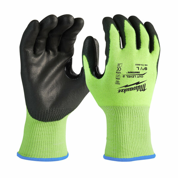 SCHNITTSCHUTZHANDS. 2/B 7/S HI-VIS