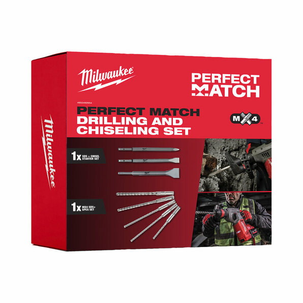 SDS-Plus Bohrer+Meißel Perfect Mat.8-tlg