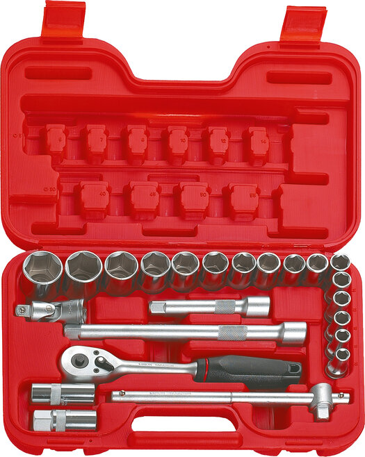 Profi-Steckschlüssel-Satz 24-tlg. inkl. Koffer Profi-Steckschlüssel-Satz 24-tlg. inkl. Koffer