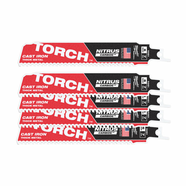 Säbelsägeblatt 150x8 mm TORCH NITRUS (5) Säbelsägeblatt 150x8 mm TORCH NITRUS (5)