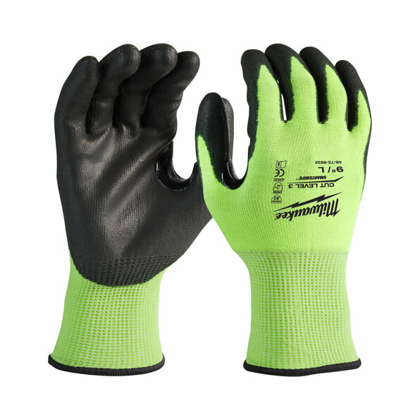 Schnittschutzhands.Kl3 L/9 HiVis (144)