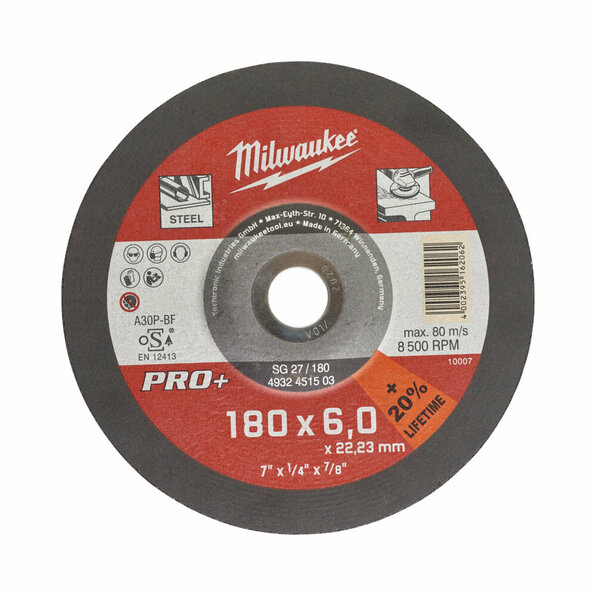 Schruppscheibe 180x6 mm PRO+ 1 pcs