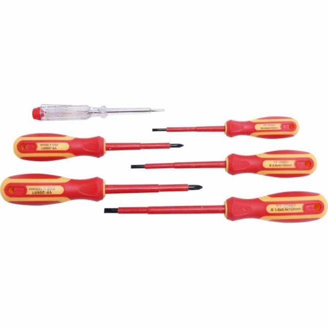 VDE-Schraubendreher-Sortiment 6-tlg. VDE-Schraubendreher-Sortiment 6-tlg.