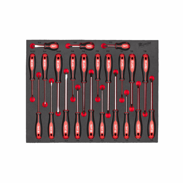 Tri-Lobe Schraubendreher Einlage 23-tlg.