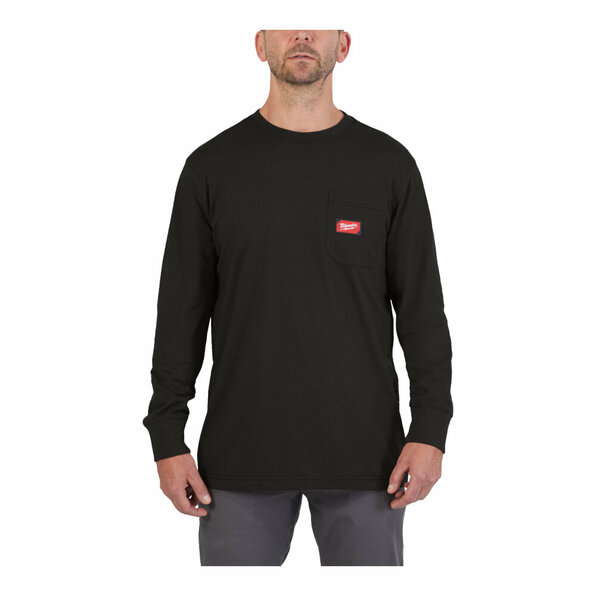 WTLSBL-L Arbeits-Shirt lang schwarz XXX