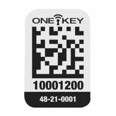 AIDTSP QR-Code Sticker Plastik 200 Stück