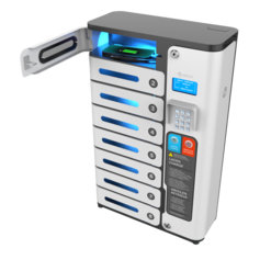 Schließfächer SAFE 8 COMPACT mit Handy-Ladekabel