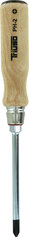 Schraubendreher mit Holzheft, Phillips, PH3 x 150 mm