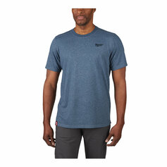 HTSSBLU-XXL Hybrid-T-Shirt blau XXX