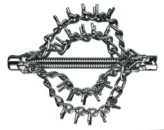 Kettenschleuderkopf 16mm 3 Ketten mit spikes