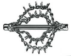 Kettenschleuderkopf 32mm 2 Ketten mit Spikes