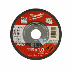 Metalltrennscheibe 115x1 mm PRO+