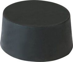 Plattenlegerhammer, Gummiaufsatz