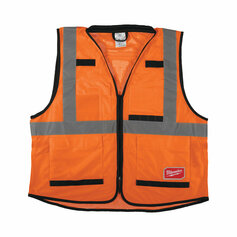 Prem.Warnschutzweste orange S/M