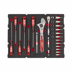 Ratschen-u.Schraubend.Einlage 35tlg.PACK