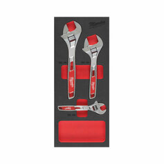 Rollgabelschlüssel Einlage, 3-teilig