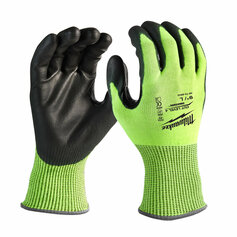 SCHNITTSCHUTZHANDS. 4/D 10/XL HI-VIS