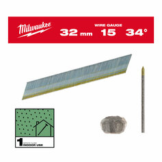 Stift-Nägel 15G 34° 32 mm SC1 (4.000)