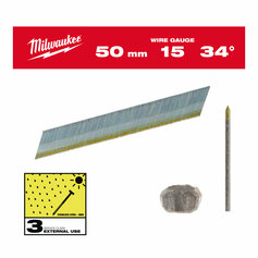 Stift-Nägel 15G Inox34° 50mm SC3 (2.500)