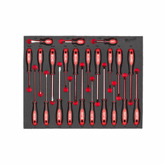 Tri-Lobe Schraubendreher Einlage 23-tlg.