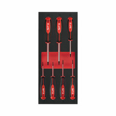 Tri-Lobe Schraubendreher Einlage 7-tlg.